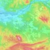Jouques topographic map, elevation, terrain