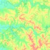 Pike County topographic map, elevation, terrain