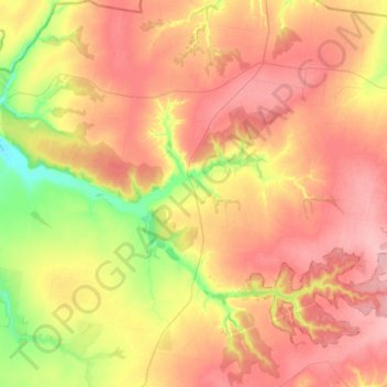 сельское поселение Мусорка topographic map, elevation, terrain