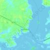Swansboro topographic map, elevation, terrain