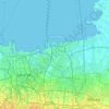 North Jakarta topographic map, elevation, terrain