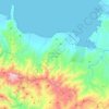Kecamatan Dondo topographic map, elevation, terrain