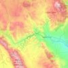 Fremont County topographic map, elevation, terrain