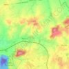 Béclers topographic map, elevation, terrain