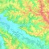 Panjas topographic map, elevation, terrain