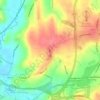 Pentrich CP topographic map, elevation, terrain