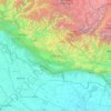 Lumbini Province topographic map, elevation, terrain