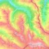 Ristolas topographic map, elevation, terrain