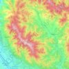 Unione dei Comuni Montani del Casentino topographic map, elevation, terrain