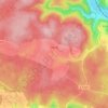 Zang topographic map, elevation, terrain