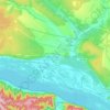 сельское поселение Курумоч topographic map, elevation, terrain