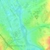 Tomblaine topographic map, elevation, terrain