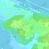 Онежское topographic map, elevation, terrain