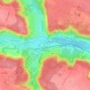 Saint-Rémy-lès-Chevreuse topographic map, elevation, terrain