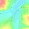 Колодези topographic map, elevation, terrain