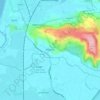 Bleadon topographic map, elevation, terrain