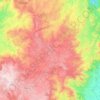 Ndu topographic map, elevation, terrain