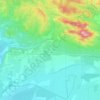 Aureille topographic map, elevation, terrain
