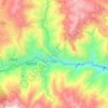 Ulba topographic map, elevation, terrain