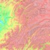 Badakhshan topographic map, elevation, terrain