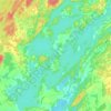 Dog Lake topographic map, elevation, terrain