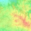 Emstek topographic map, elevation, terrain