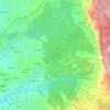 Kakamega Forest topographic map, elevation, terrain