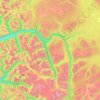 Area C (Hagensborg/Talchako/Atnarko) topographic map, elevation, terrain