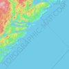 Risør topographic map, elevation, terrain