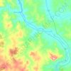 Wilberforce topographic map, elevation, terrain