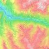Orelle topographic map, elevation, terrain