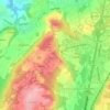 Brunello topographic map, elevation, terrain