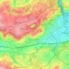 Long Ashton topographic map, elevation, terrain
