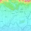 Jhapa topographic map, elevation, terrain