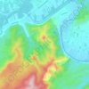 Sampzon topographic map, elevation, terrain