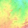 Tikamgarh topographic map, elevation, terrain