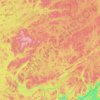 Lac-Lenôtre topographic map, elevation, terrain