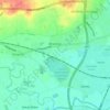 Breaston topographic map, elevation, terrain