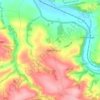 Atherington topographic map, elevation, terrain