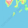 Banggai Laut Regency topographic map, elevation, terrain