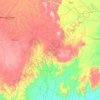 Pankshin topographic map, elevation, terrain