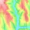 Plot topographic map, elevation, terrain