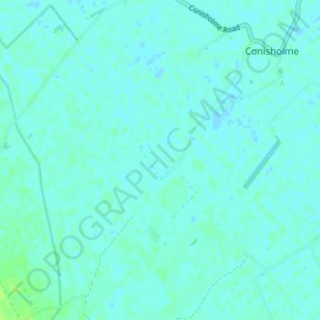 Conisholme topographic map, elevation, terrain