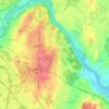 Niskayuna topographic map, elevation, terrain