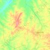Oyun topographic map, elevation, terrain