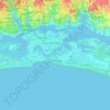 Port-Bouët topographic map, elevation, terrain