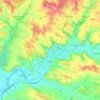 Eymet topographic map, elevation, terrain