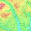 Chalfont St Giles topographic map, elevation, terrain