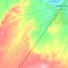 Bulla Mpya ward topographic map, elevation, terrain