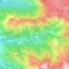 Aydius topographic map, elevation, terrain